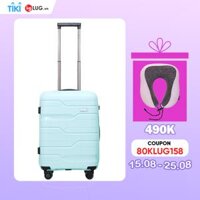 Vali Kéo LUG Lusetti Nolan S20S24S28 LS802 Nhựa PP Chống Bể vỡ, Hạn Chế Trầy Xước, Khóa Số TSA Bảo Mật Cao - Mint Green - 20 inch