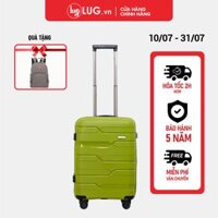 Vali Kéo LUG Lusetti Nolan S20S24S28 LS802 Nhựa PP Chống Bể vỡ, Hạn Chế Trầy Xước, Khóa Số TSA Bảo Mật Cao -  Green - 20 inch