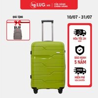 Vali Kéo LUG Lusetti Nolan S20S24S28 LS802 Nhựa PP Chống Bể vỡ, Hạn Chế Trầy Xước, Khóa Số TSA Bảo Mật Cao -  Green - 24 inch
