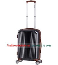 Vali kéo Meganine 9085B Grey Hairline – 20 inch