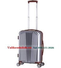 Vali kéo Meganine 9085B Silver Hairline – 20 inch