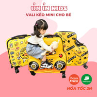 Vali kéo mini du lịch cho bé hình con vịt vàng Y-DUCK ngộ nghĩnh kiêm xe đẩy 20 inch - ỦN ỈN KIDS