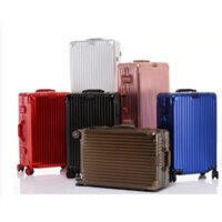 Vali Kéo Nhôm Nguyên Khối 🅡🅘🅜🅞🅦🅐  Hàng Siêu Cấp] 4 size 20/24/28/32 Khoá Sập cao cấp Bảo Mật 2h