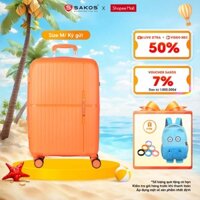 Vali Kéo Nhựa Du Lịch STARGO GARIS - Size S/M/L (20inch/24inch/28inch) - Xách tay/Ký Gửi - Khóa TSA - Nhựa PP