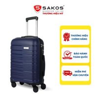 Vali Kéo Nhựa Du Lịch STARGO FIBRA Z22 - Size S 20inch Xách Tay Cabin - Khóa TSA - Nhựa PP - Xanh navy