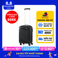 Vali kéo Rock-Lite KAMILIANT - MỸ  Thương hiệu Chính Hãng , bảo hành quốc tế trên 118 quốc gia - Đen - Cabin 5520
