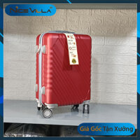 Vali Kéo Thời Trang NiceVilla Size 20inch &amp; 24 Inch &amp; 28inch - Size 24 inch - ĐỎ ĐÔ