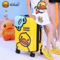 VALI KÉO TRẺ EM NHIỀU MẪU CHO BÉ Minion, Vịt Vàng, Thỏ Hồng HÀNG CAO CẤP ( IN 2 MẶT, ĐƯỢC CHỌN MẪU)