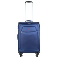 Vali Kéo Vải Du Lịch SAKOS SPAZIO 6 - Size M 24inch Ký Gửi Trung - Khóa TSA - Chống Thấm, Trượt Nước - Xanh