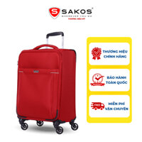 Vali Kéo Vải Du Lịch SAKOS STARLINE 5 - Size S (20inch)/ Xách Tay (Cabin) - Khóa TSA - Chống Thấm, Trượt Nước