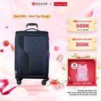 Vali Kéo Vải Du Lịch STARGO TRENDENCY - Size S/M/L (20/ 24/ 28inch) - Xách tay/ Ký Gửi - Khóa TSA - Kéo Đôi Chống Rạch