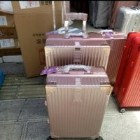 Vali khoá sập viền vuông size 26