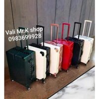 Vali khug nhôm cao cấp size 20,size 24,size 29.Vali mã 1860 chống rạch móc,chống va đập cực tốt