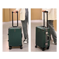 Vali Khung Nhôm Cao Cấp size 20 màu xanh