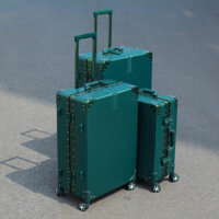 Vali  khung nhôm kéo du lịch Trắng  KHUNG NHÔM CHỐNG BỂ VỠ- CHỐNG RẠCH MÓC- CHỐNG XƯỚC SIZE20/24/29 (BH 5N)