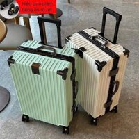 Vali Khung Nhôm Khóa Sập Cao Cấp cứng cáp chống va đập, khóa số chống trộm Daily Go