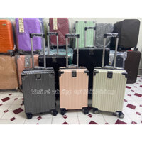 Vali khung nhôm khoá sập size 20/24/29 tặng kèm bọc