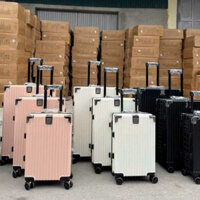 Vali Khung Nhôm Khóa Sập Size 20/24/28 inch cứng cáp chống va đập, khóa số chống trộm Daily Go