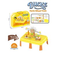 VALI LEGO VỊT VÀNG TRƯỢT CẦU TRƯỢT ĐU QUAY + BÁNH RĂNG CHUYỂN ĐỘNG - MÔ PHỎNG HIỆU ỨNG DOMINO