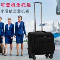 Vali lên máy bay 12 inch của Spring Airlines Vali 20 × 30 × 40 hộp cần kéo Oxford 20 inch nhỏ 16 inch vali roncato vali du lịch vải