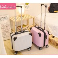 Vali mini kéo mẫu 2024, vali nhẹ, vali du lịch size 18 inch,  đa năng,  nhỏ, dễ thương