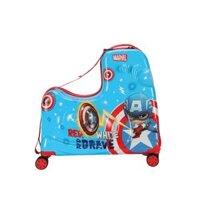 Vali ngồi trẻ em Captain America chính hãng cao cấp Disney Marvel 24 inch