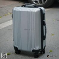Vali nhựa ABS Brothers V202 màu Bạc, vali khuyến mại mùa hè size cabin