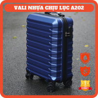 Vali nhựa chống xước siêu nhẹ Dolphin 202 size ký gửi 24 inch 20 - 25kg phù hợp du lịch gia đình đi du học
