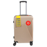 Vali nhựa dẻo siêu nhẹ đi du lịch công tác chính hãng Go&Fly GF106 vàng đồng