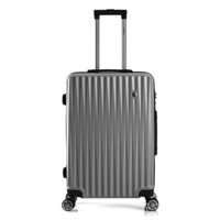 Vali nhưa du lich STARGO ESSENZA - Z22 Size cabin 56cm  20inch TSA - Hang chinh hang - Xám Đậm - 20 inch