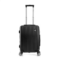 Vali nhưa du lich STARGO ESSENZA - Z22 Size cabin 56cm  20inch TSA - Hang chinh hang - Đen - 20 inch