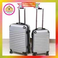 Vali nhựa kéo vân ngang. Vali du lịch thời trang mẫu mới 2020. Hàng nhập khẩu, bo góc chống va đập, trầy xước