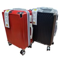 Vali nhựa PP cao cấp dây kéo/khóa số /ngăn đựng ly nước size 20 +24+28