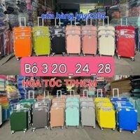 VALI NHỰA,(HỎA TỐC)BỌC GÓC,APS+PC,GIÁRẺ SIZE 20, 24,28, CÓ KHÓA SỐ ANTOÀN, 20,7KG XÁCH TAY,24,20KG28,35KG KÝ GỞI HÀNH LÝ