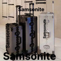 Vali  Samsonite  nhôm đúc khối  Samsonite Premium size 20/24/28/32tay máy bay khóa sập TSA Mẫu VALI cao cấp nhất 2H hcm