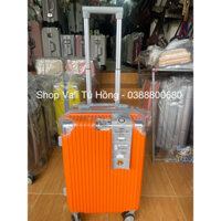 Vali size 20 nhựa ABS+PC khoá kéo cao cấp