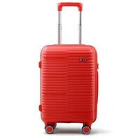 Vali size 20 nhựa PP dẻo chịu va đập Mr Vui 212 có 4 bánh xe đôi xoay 360 độ, khóa số TSA ( kích thước 54 x 36 x 24 cm)