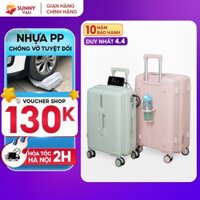 Vali SUNNY CHOCO - nhựa PP chịu ngoại lực tuyệt đối 20/24/28 inch