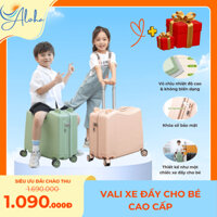 Vali Tay Kéo Trẻ Em Aloha Vali Du Lịch Cao Cấp Cho Bé Ngồi Xe Đẩy Chống Mỏi Chân Tiện Lợi