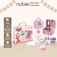 Vali Trang Điểm Cho Bé Gái, Đồ Chơi Makeup, Đồ Chơi Làm Đẹp Cao Cấp, Dễ Làm Sạch-Kèm Máy Hơ Móng