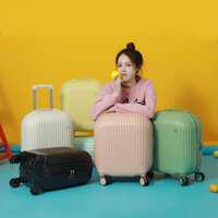 Vali trẻ em 18 inch, vali kéo 20 inch, vali nhỏ mini di động, túi nội trú có mật khẩu, bánh xe đa năng