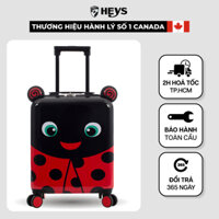 Vali Trẻ Em Heys Vali Super Tots Spinner Lady Bug M Red - Nhựa PC Cao Cấp, Trọng Lượng Siêu Nhẹ Cho Bé, Du Lịch Tiện Lợi