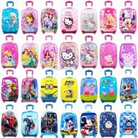 Vali trẻ em, vali kéo cho bé size 18 inch, in 2 mặt cao cấp