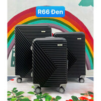 vali UIA R66 size 20/24 tặng kèm 1 túi đựng giày du lịch-khoá kéo 4 bánh xe xoay 360