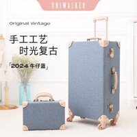 vali uniwalker retro vali 24 inch Vali lên máy bay nam và nữ 20 inch Vali xe đẩy phổ thông 26 inch vali lock&lock travel zone 20 inch