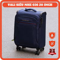 Vali vải dù xách tay siêu nhẹ TRAVELKING 036 Navy 20"