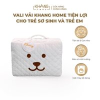 Vali Vải Khang Home Tiện Lợi Cho Trẻ Sơ Sinh Và Trẻ Em đựng đồ như quần áo, nệm gối, tả sữa cho bé khi đi du lịch