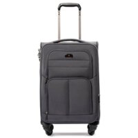 Vali vải Mr Vui VLM200 size 20 inch vali kéo vải du lịch BH 2 năm 51 x 25 x 35 cm - Xám chì