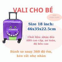 Vali , vali size 18in cho bé hàng khuyến mãi sữa Pediasure có bánh xe kéo tiện lợi khi di chuyển