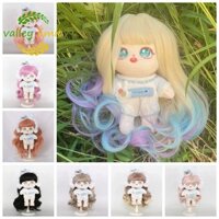 Valley LIMIT 20cm Cotton Búp Bê Tóc Giả Màu Hồng Bé Gái Quà Tặng